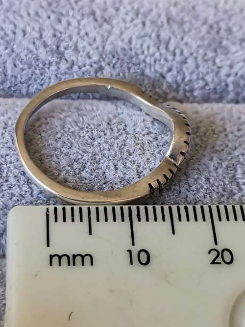 DISCOUNT!!! Silver Half Eternity Ring