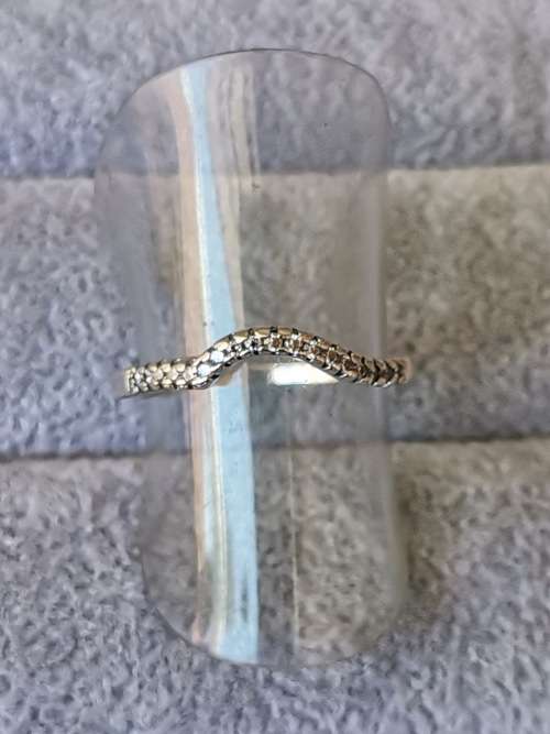 DISCOUNT!!! Silver Half Eternity Ring