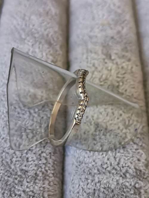 DISCOUNT!!! Silver Half Eternity Ring