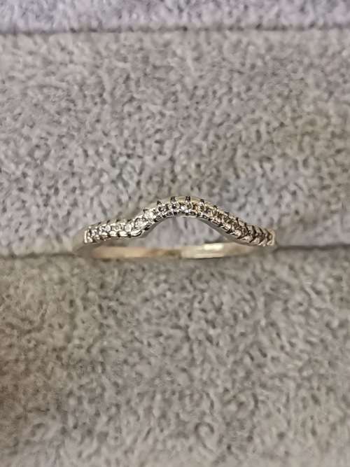 DISCOUNT!!! Silver Half Eternity Ring