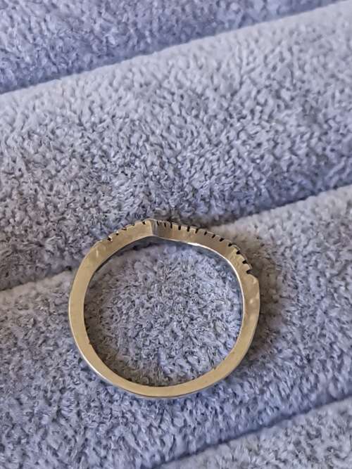 DISCOUNT!!! Silver Half Eternity Ring