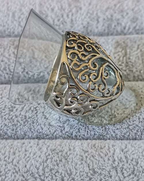 **R1 Auction** Silver Tree of Life Ring