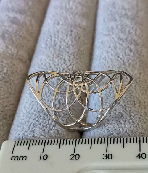 **R1 Auction**  Silver Statement Ring