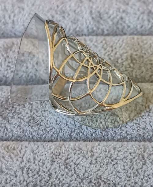 **R1 Auction**  Silver Statement Ring