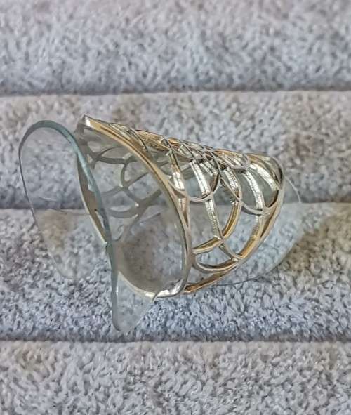 **R1 Auction**  Silver Statement Ring