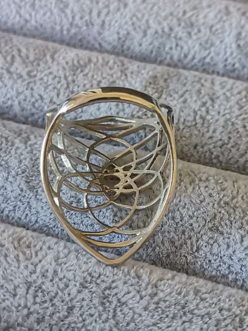 **R1 Auction**  Silver Statement Ring