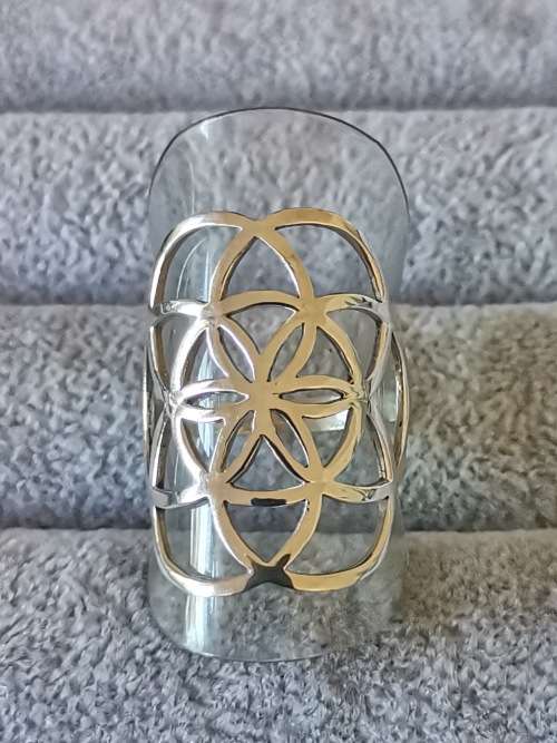 **R1 Auction**  Silver Mandala Ring