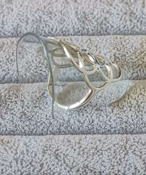 **R1 Auction**  Silver Mandala Ring