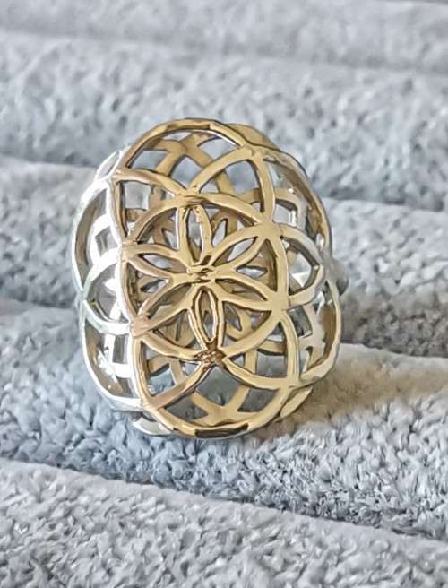 DISCOUNT!!! Silver Flower Ring