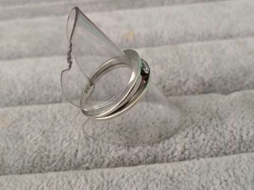 9ct White Gold Diamond Ring