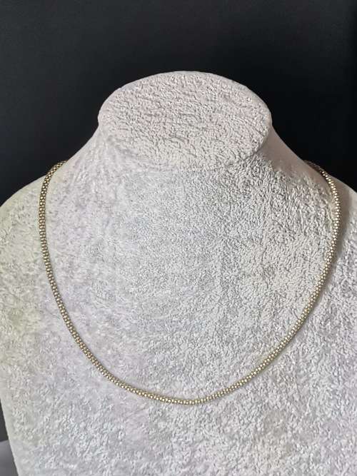 Silver Popcorn Chain