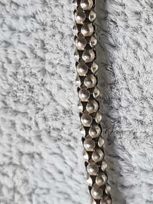 Silver Popcorn Chain