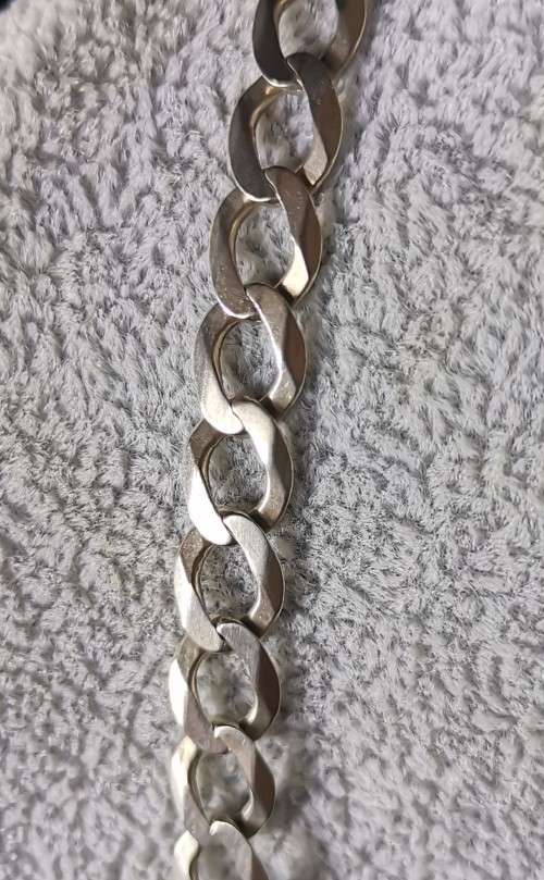 DISCOUNT!!! Big Silver Curb Chain