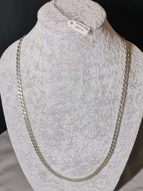 Silver Curb Chain