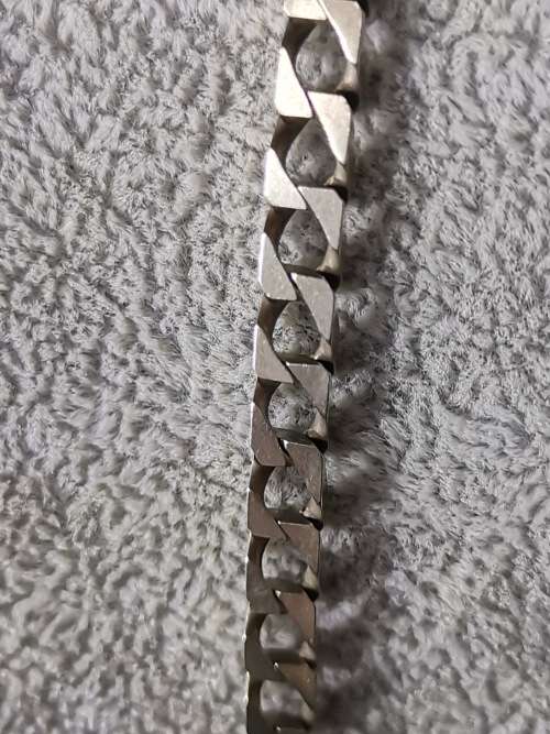 Silver Curb Chain