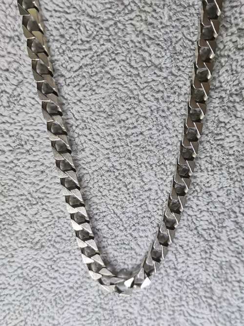 Silver Curb Chain