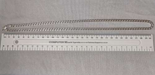 Silver Curb Chain