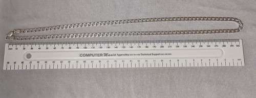 Silver Curb Chain