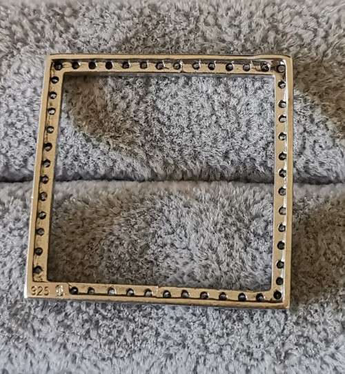 Silver Square Pendant