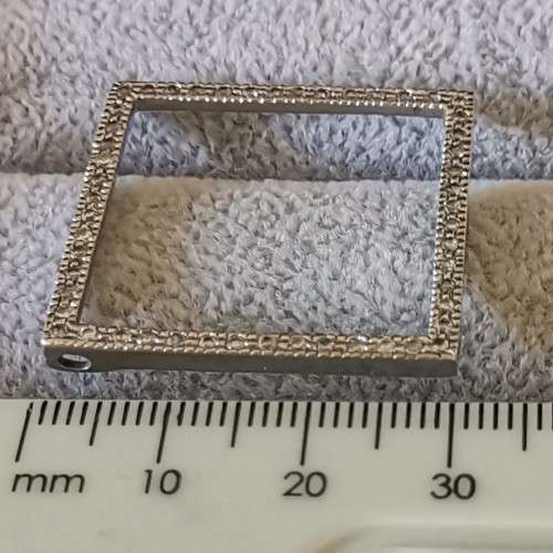 Silver Square Pendant