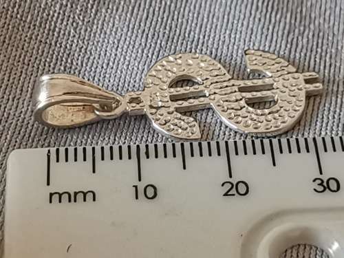 Silver Dollar Pendant