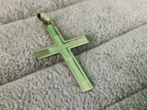 Simple 9ct Gold Cross Pendant