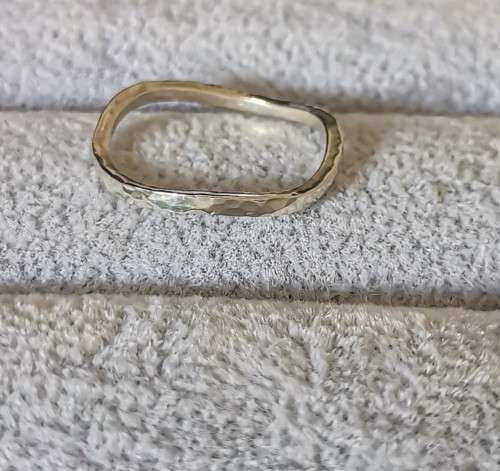 Curved Silver Ring