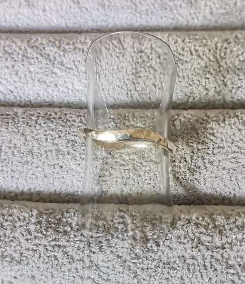 Curved Silver Ring
