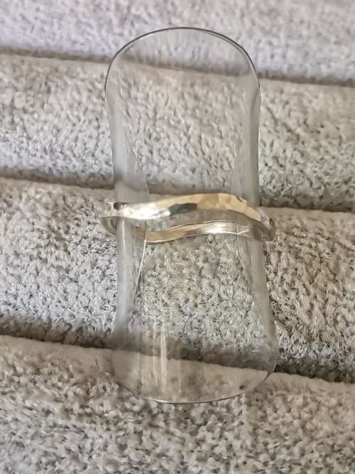 Curved Silver Ring