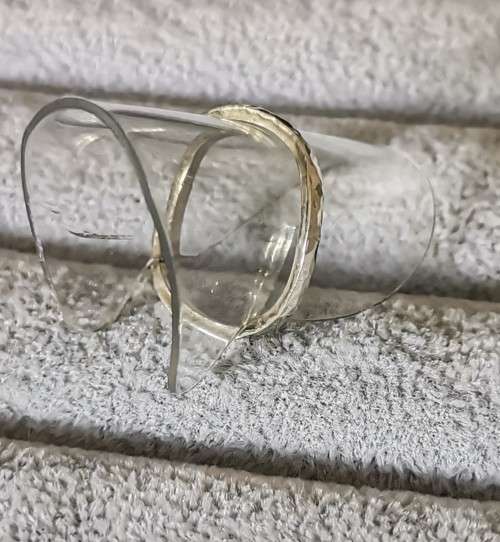 Curved Silver Ring