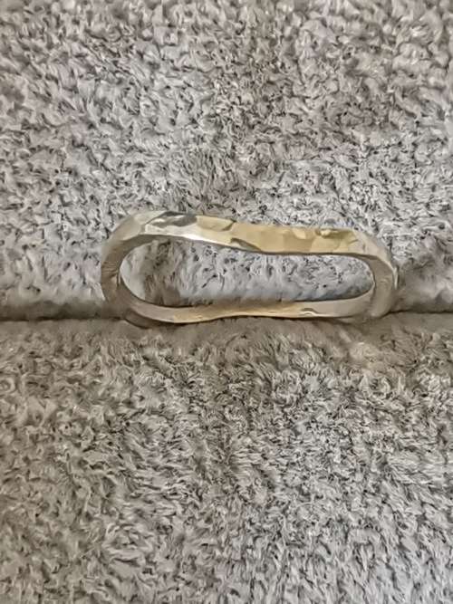 Curved Silver Ring