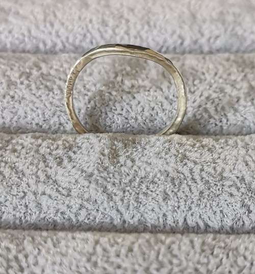 Curved Silver Ring