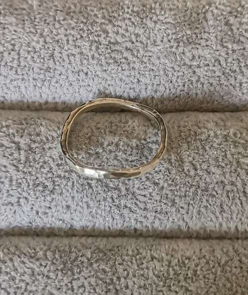 Curved Silver Ring