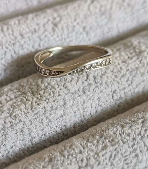 DISCOUNT!!! Silver Half Eternity Ring