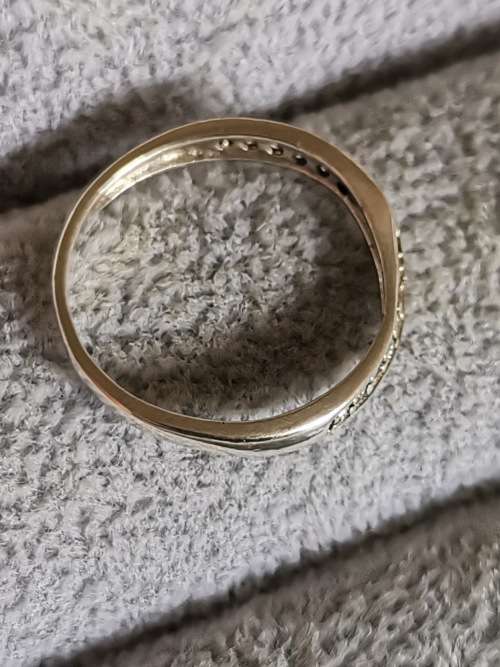 DISCOUNT!!! Silver Half Eternity Ring