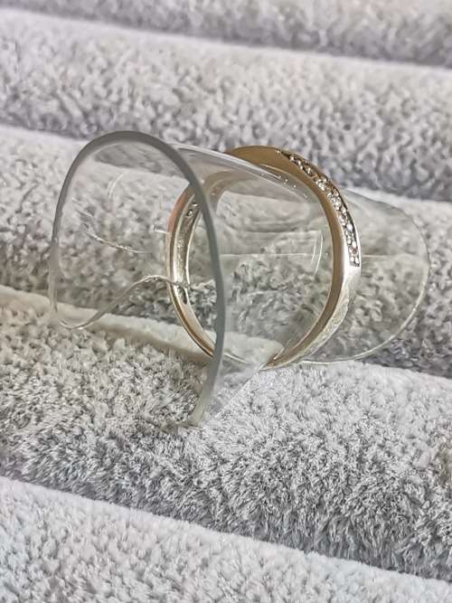DISCOUNT!!! Silver Half Eternity Ring