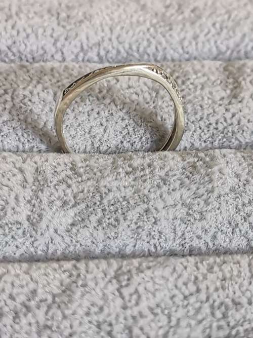 DISCOUNT!!! Silver Half Eternity Ring