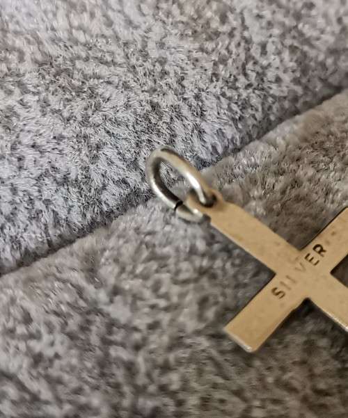 DISCOUNT!!! Small Silver Cross Pendant