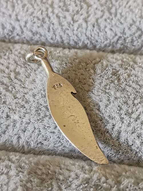 Silver Feather Pendant