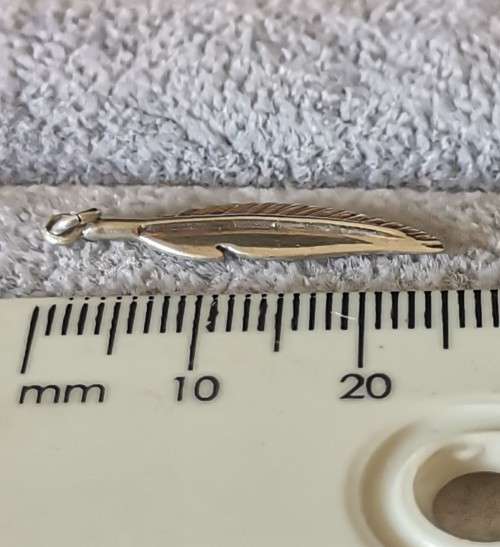 Silver Feather Pendant