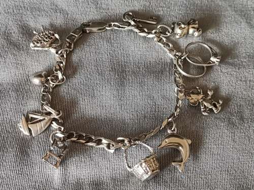 Silver Charm Bracelet