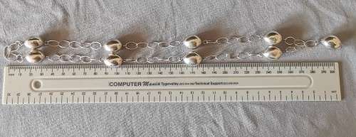 **R1 Auction**  Bulky Silver Chain