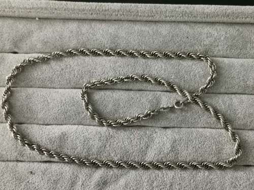 DISCOUNT!!! Silver Rope Chain