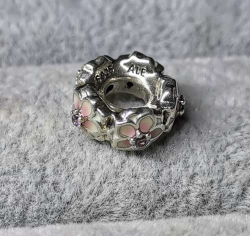 Silver Pandora Flower Charm