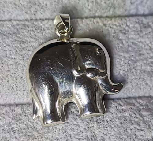 Silver Elephant Pendant