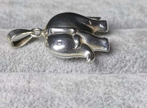 Silver Elephant Pendant
