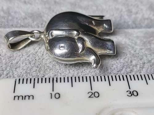Silver Elephant Pendant