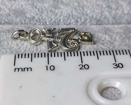 Silver 21 Key Pendant