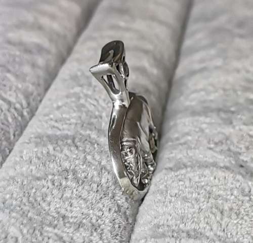 DISCOUNT!!! Silver rhino Pendant