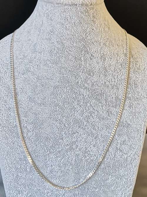 Silver Curb Chain